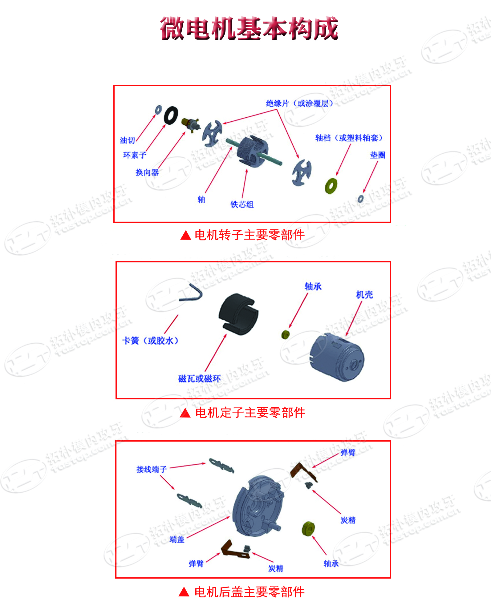 微型電機基本構(gòu)成-東莞拓樸